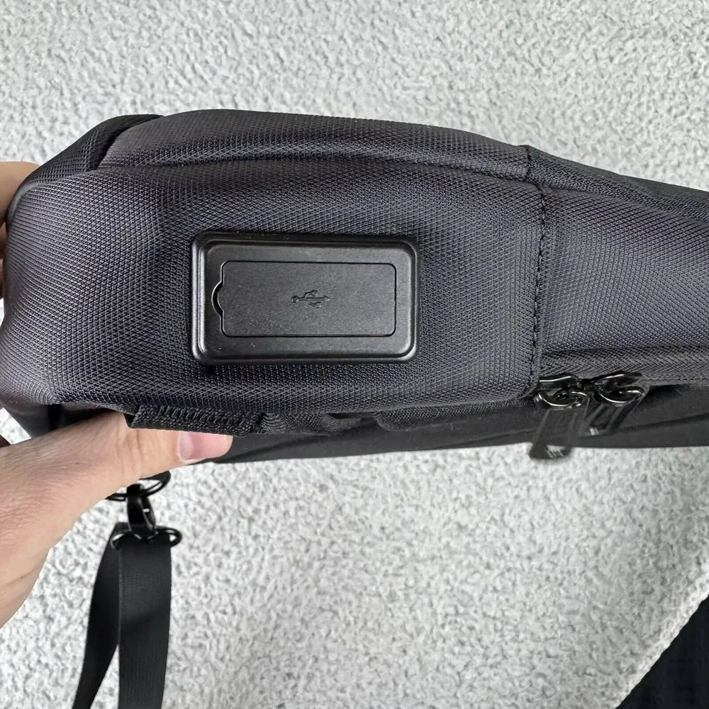 Lucid‎ Motors Black Backpack 1 Strap Tech With USB Ports Acehigh